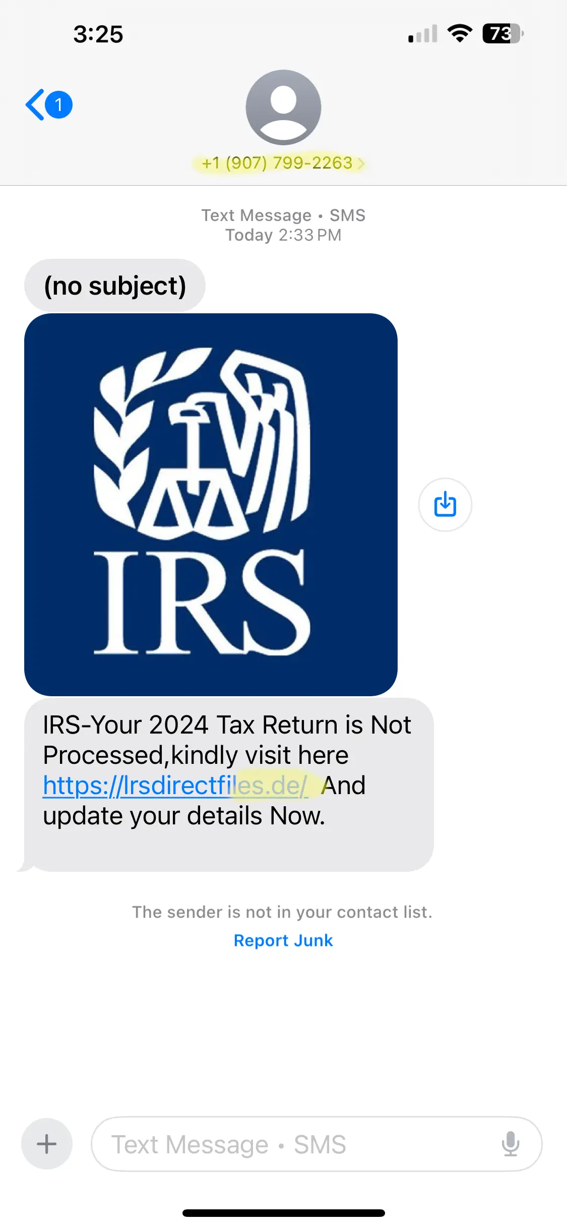 Did anybody else get this today.